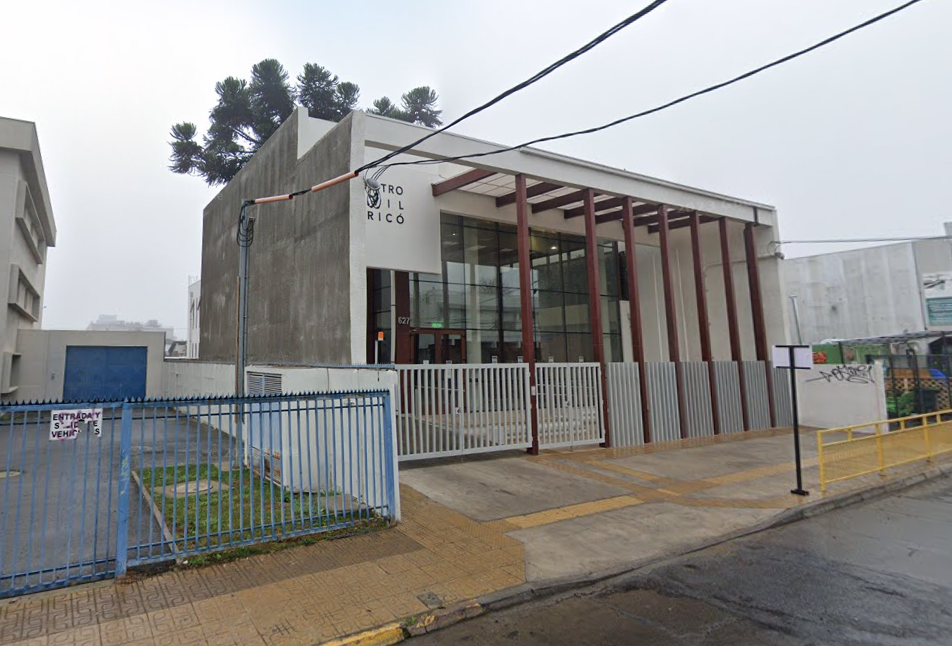 Fachada de la Oficina del Registro Civil en Curicó