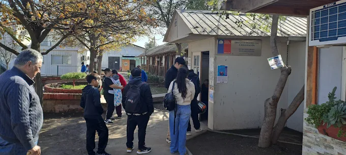Fachada de la Oficina del Registro Civil en Padre Hurtado