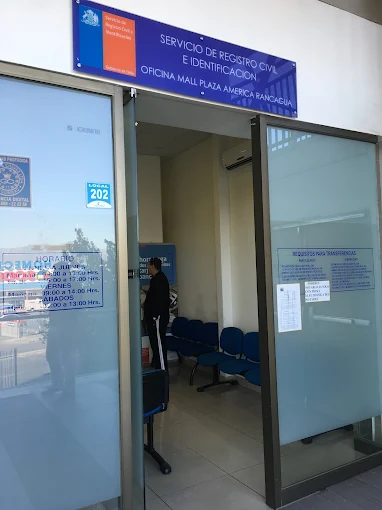 Fachada de la Oficina del Registro Civil en Rancagua