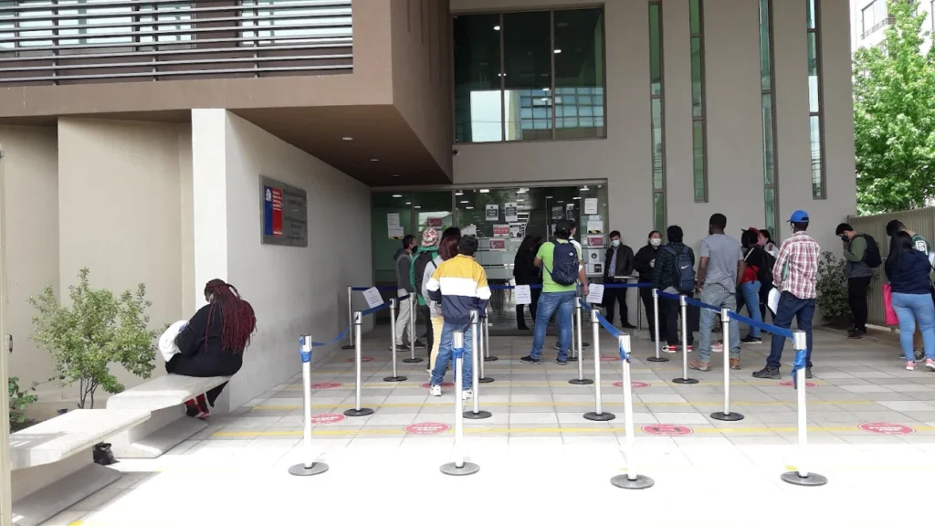 Fachada de la Oficina del Registro Civil en Talca