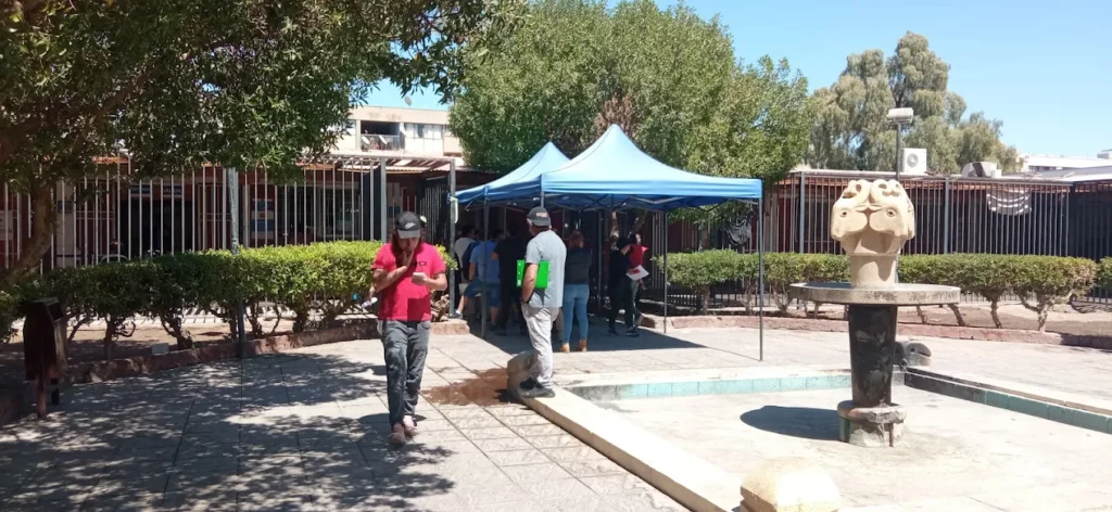 Fachada de la Oficina del Registro Civil en Calama