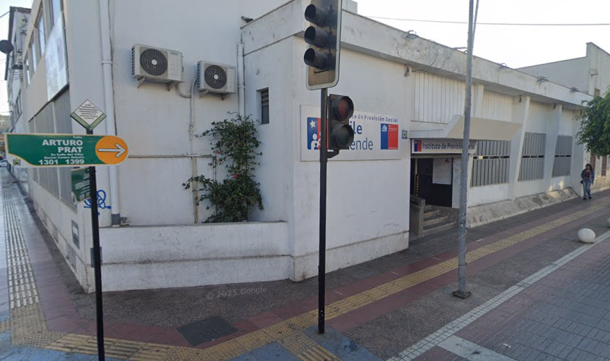 Fachada de la Oficina del Registro Civil en Vallenar