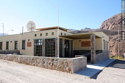 Fachada de la Oficina del Registro Civil en Putre