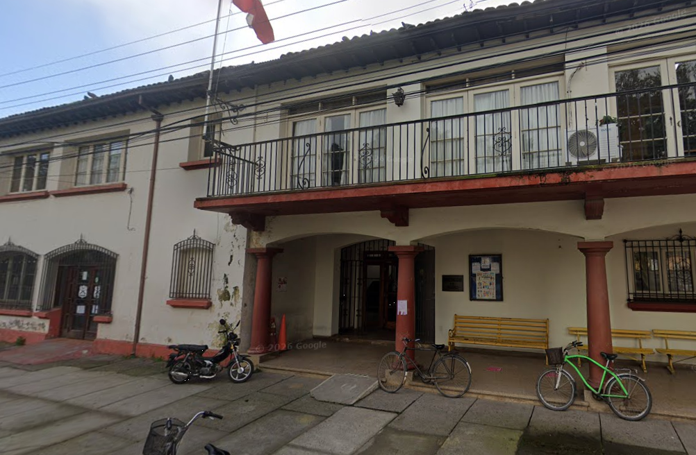 Fachada de la Oficina del Registro Civil en Peumo