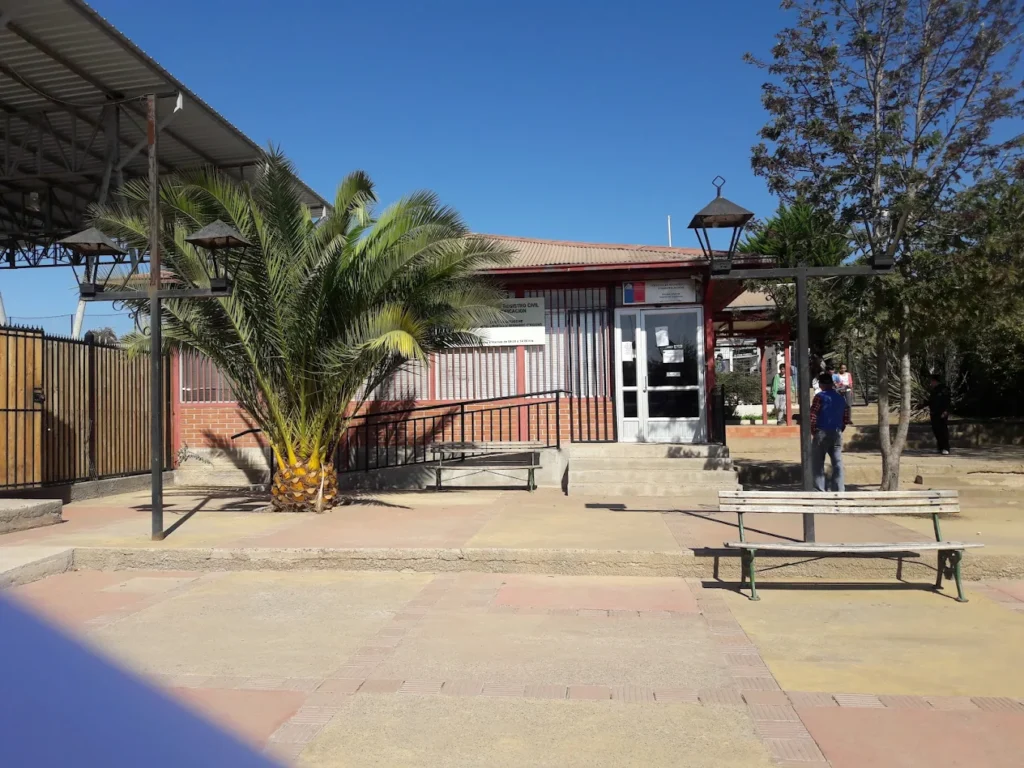 Fachada de la Oficina del Registro Civil en Litueche